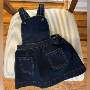Hanna Andersson denim overall dress